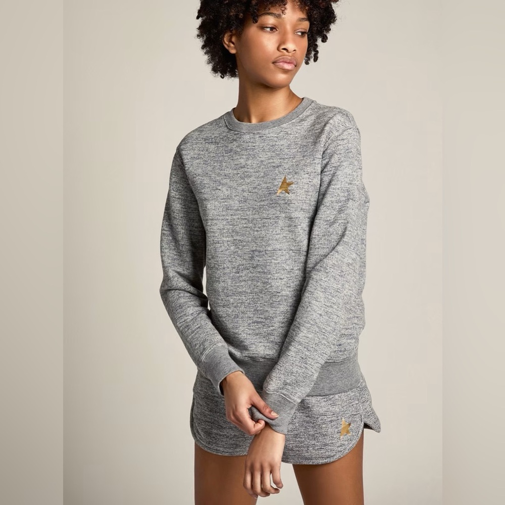Golden Goose Melange Gray Crewneck